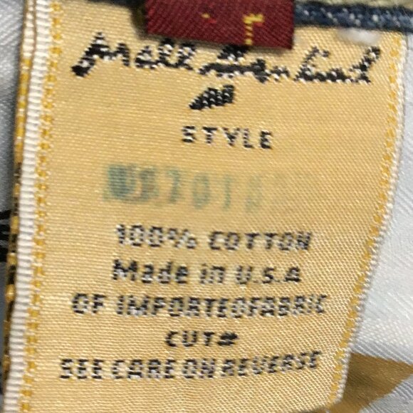 7 For All Mankind Flynt Jeans with Rhinestone Pockets and Raw Hem Size 30 - Picture 10 of 13